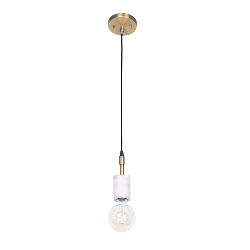 Signature M&M by L2 Lighting 2101-44 Marbella Pendant in Brushed Gold