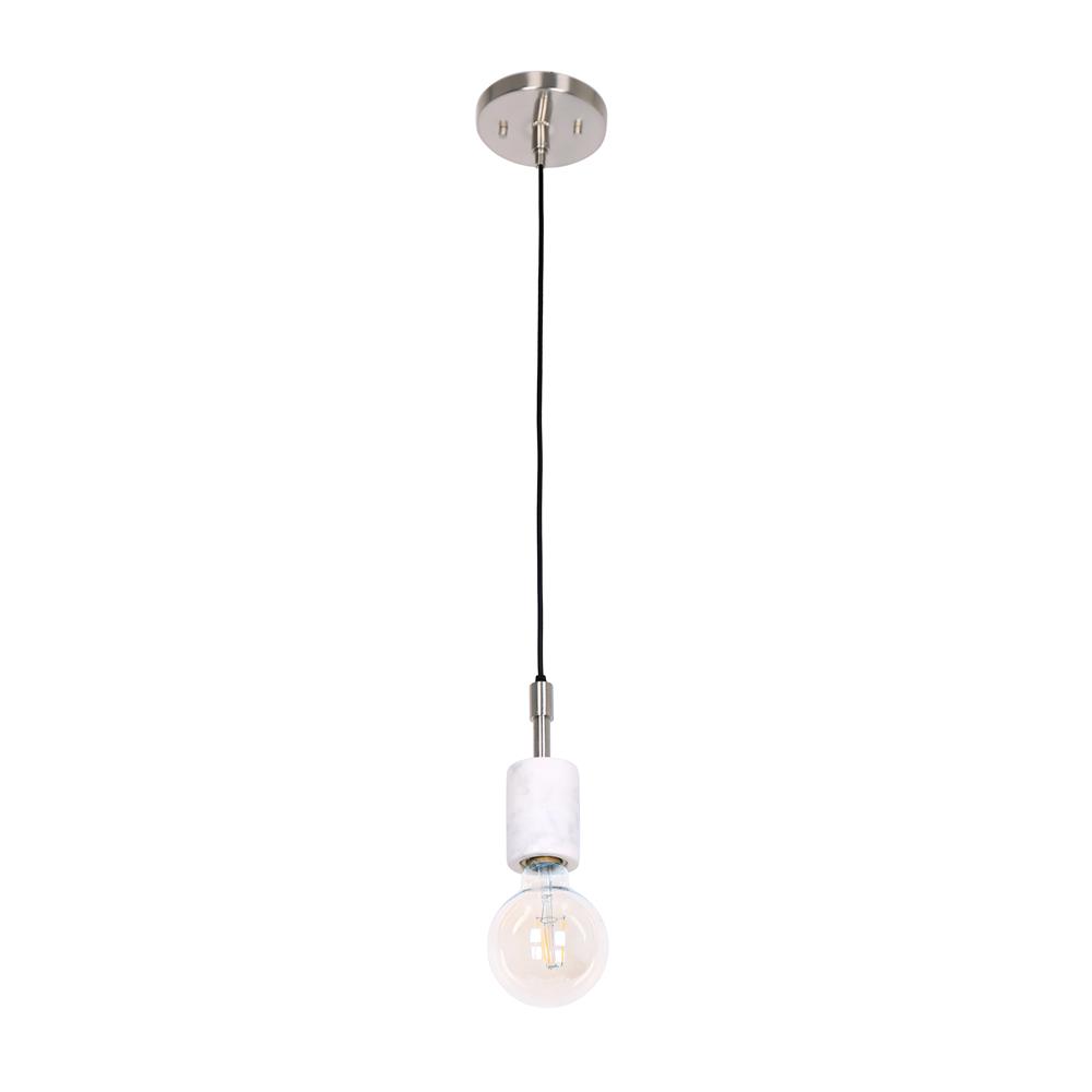Signature M&M by L2 Lighting 2101-89 Marbella Pendant in Brushed Nickel