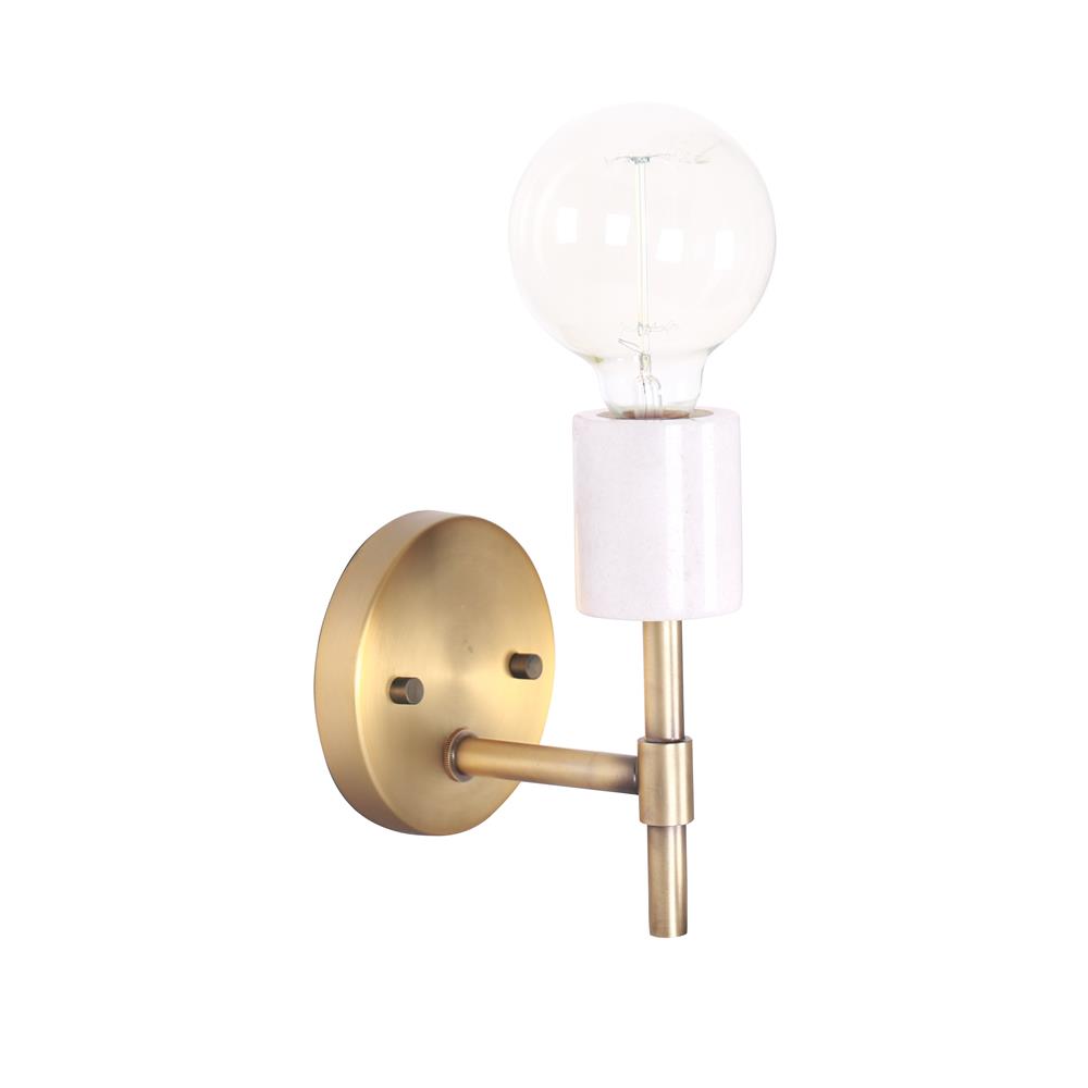 Signature M&M by L2 Lighting 2119-44 Marbella Wall Sconce in Brushed Gold