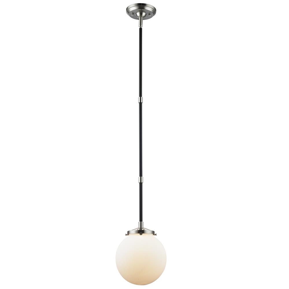 Signature M&M by L2 Lighting 3501-89 Paris 1 light pendant lamp - brushed nickel in Brsuhed Nickel