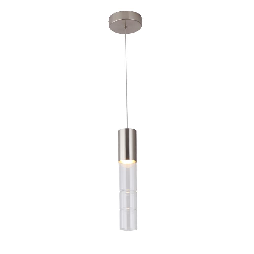 L2 Lighting 4601-89  Single pendant lamp 	 in Satin Nickel