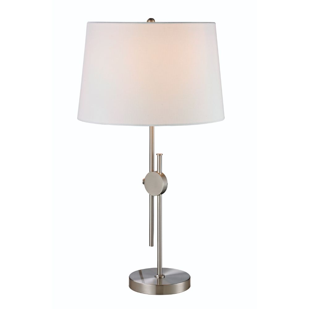 L2 Lighting LL1022 Alexa Table Lamp in Brushed Steel