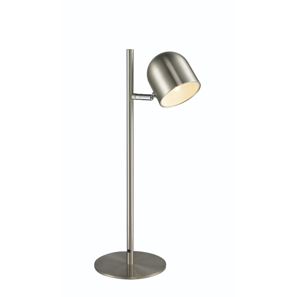 L2 Lighting LL1358 LED 1 light Table lamp in Brushed Steel 