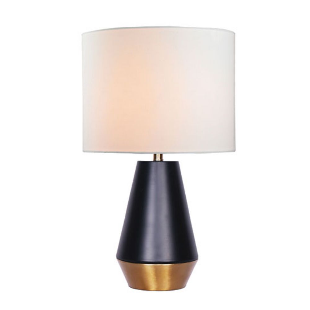 L2 Lighting LL1805 Table Lamp / Lampe de Table	 in Black /Gold
