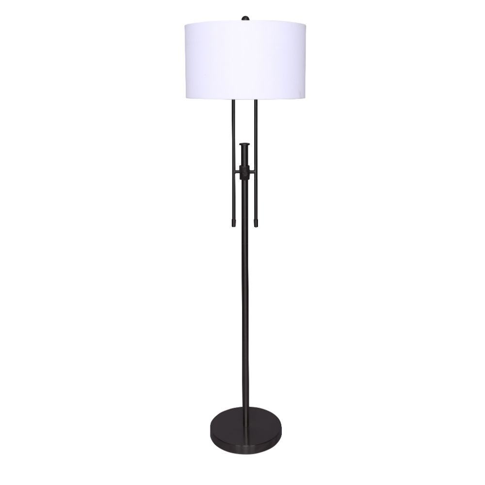 L2 Lighting LL1891-08 60"H Aspen Floor Lamp  Matte Black