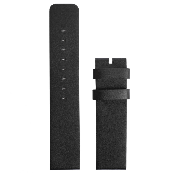 Leff Amsterdam LT72091 0 Black leather strap for Tube watch D42