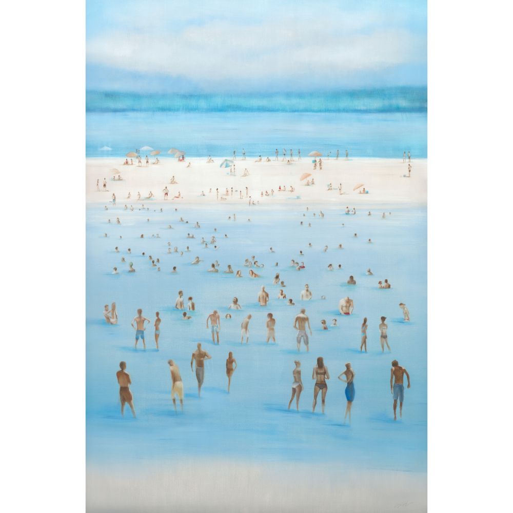 Aylan Home 52GCDL0774-A 24 x 36 On the Beach Gallery-wrapped giclee print on canvas 