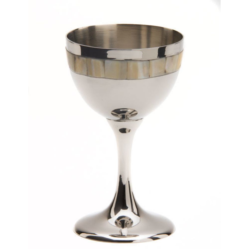 #11531 Kiddush Cup Mother of Pearl