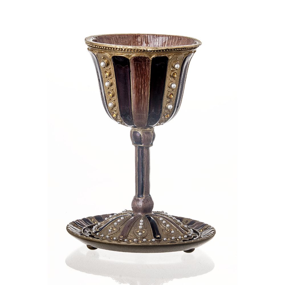 #107-S Sienna Cup and Tray