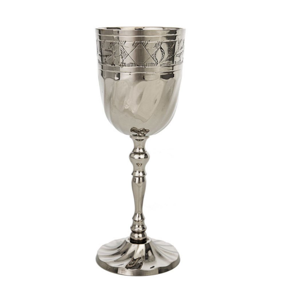 #11528 Star Stainless Steel Kiddush Cup