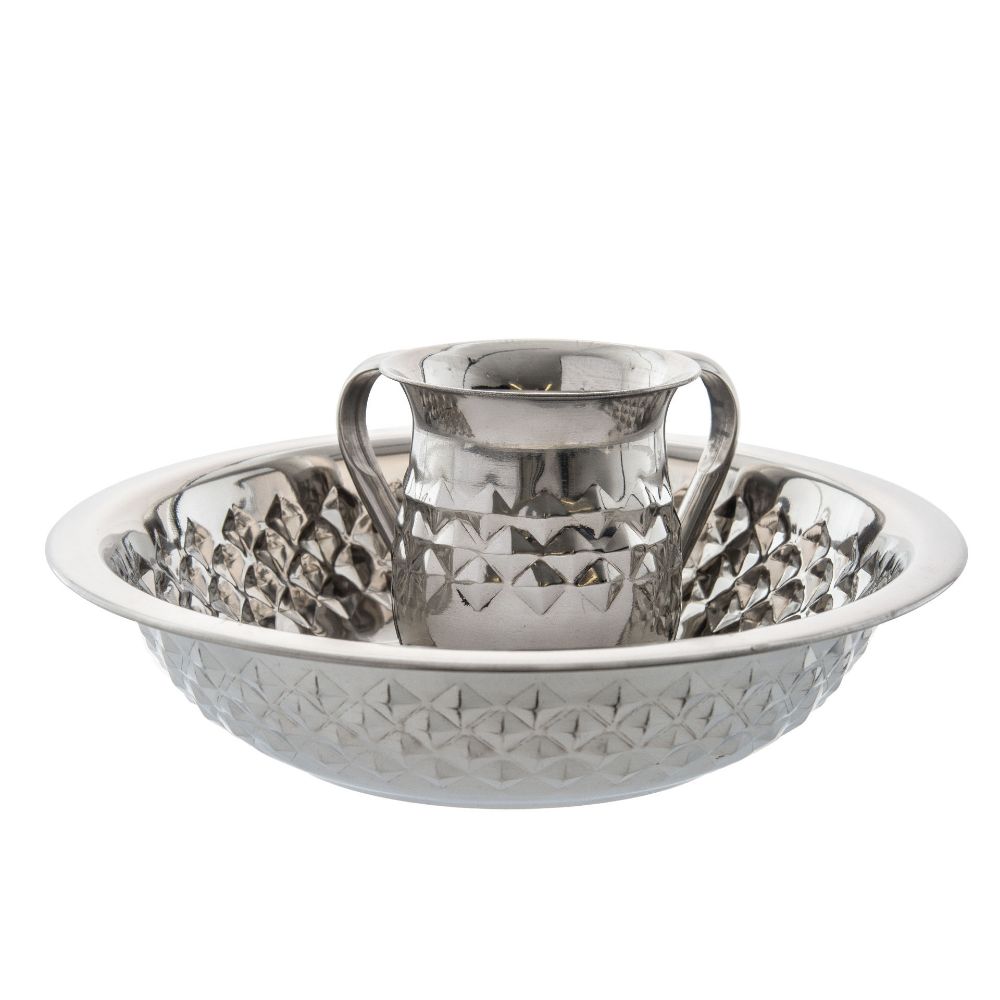 #5753 Stainless steel Diamond wash cup and bowl