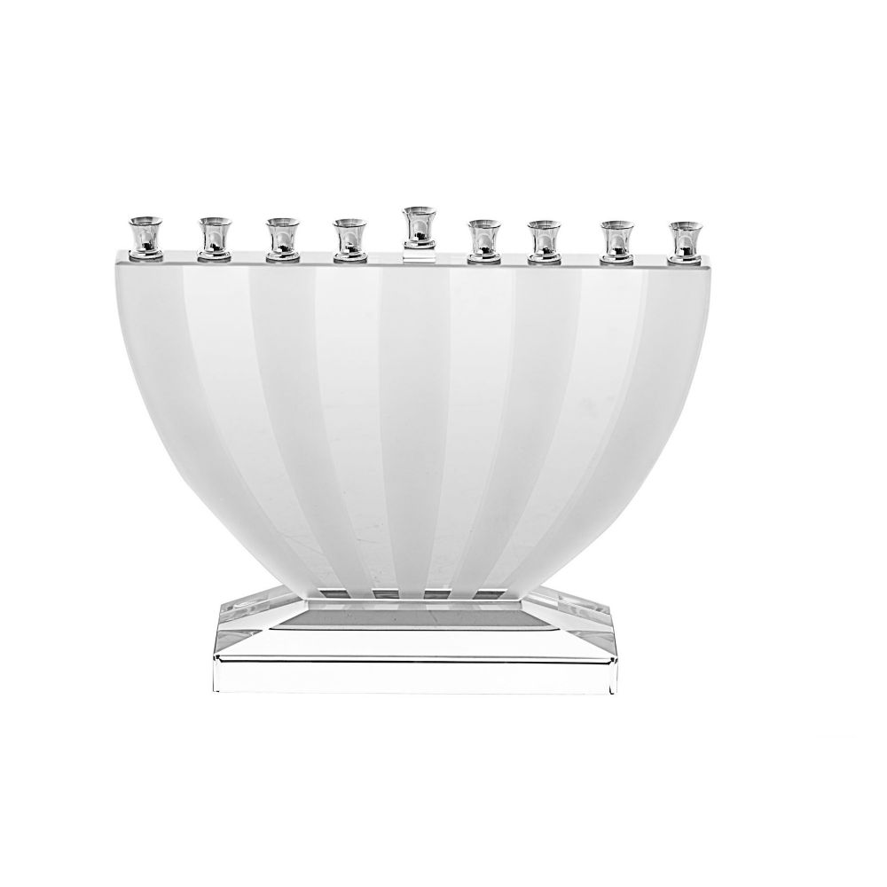 Crystal Frosted Menorah