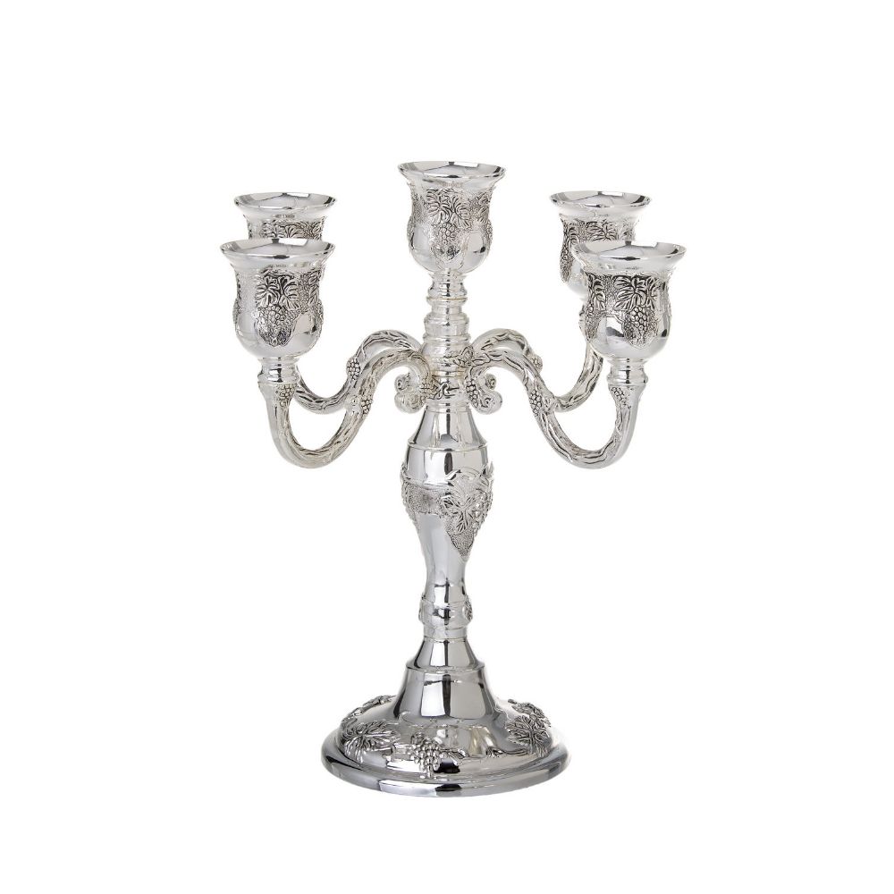 #17315 Candelabra Silver Plated 5 branches