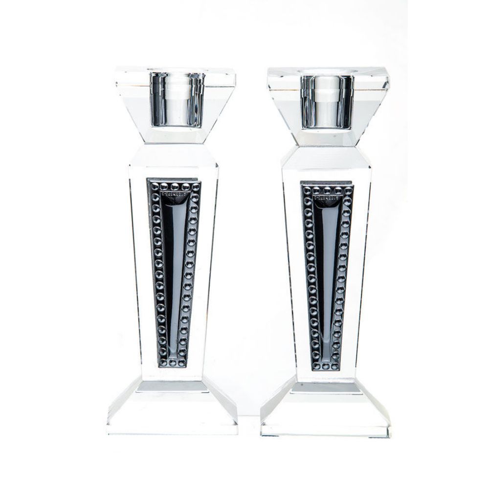 Crystal & Sterling Candlestick