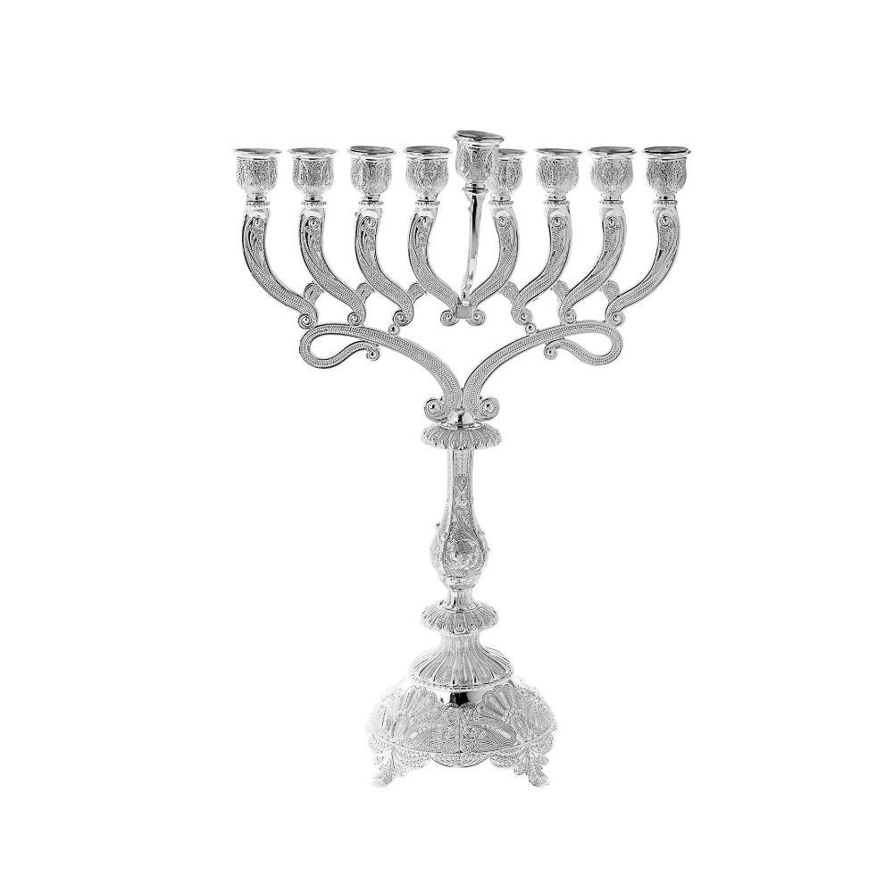 Legacy Fine Gifts & Judaica Silver Plated Menorah
