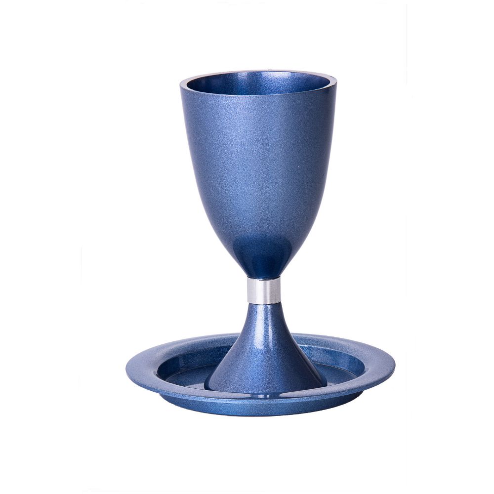 #822 Kiddush Cup Blue