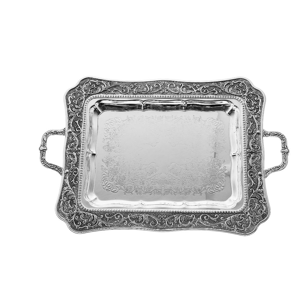 Legacy Fine Gifts & Judaica Silver Plated Tray Small