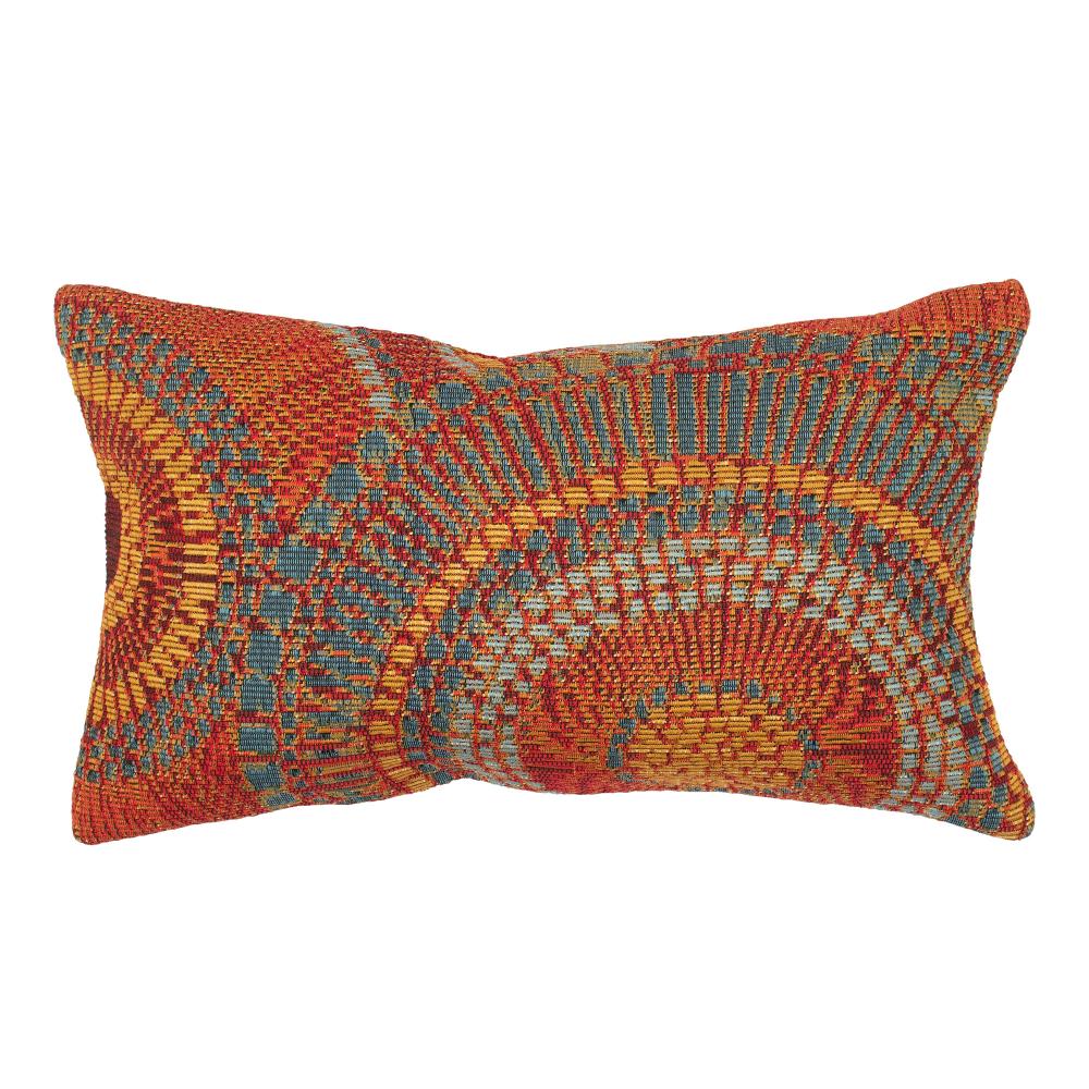 Liora Manne 8035/17 Circles Saffron Pillows in Saffron 