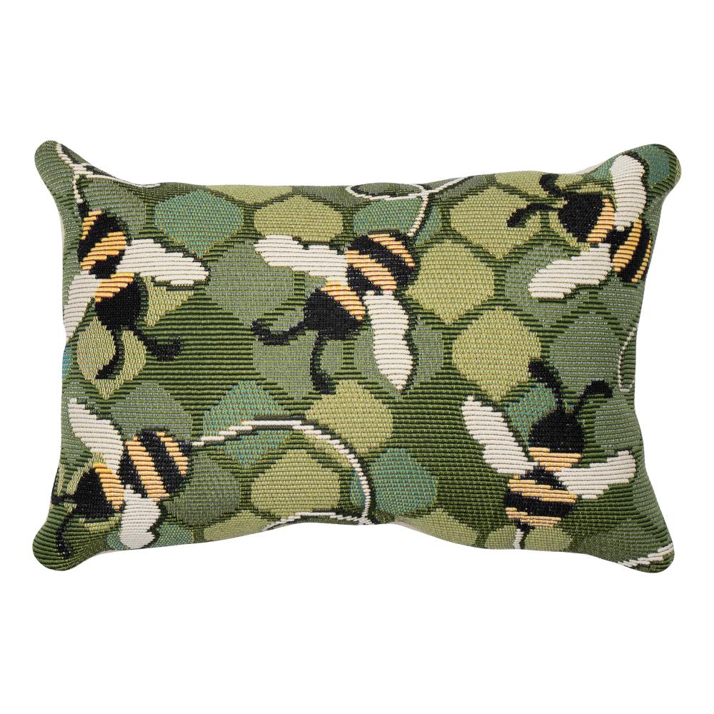 Liora Mann 9585/06 Marina Bee Free Indoor/Outdoor Pillow Green 12" x 18"