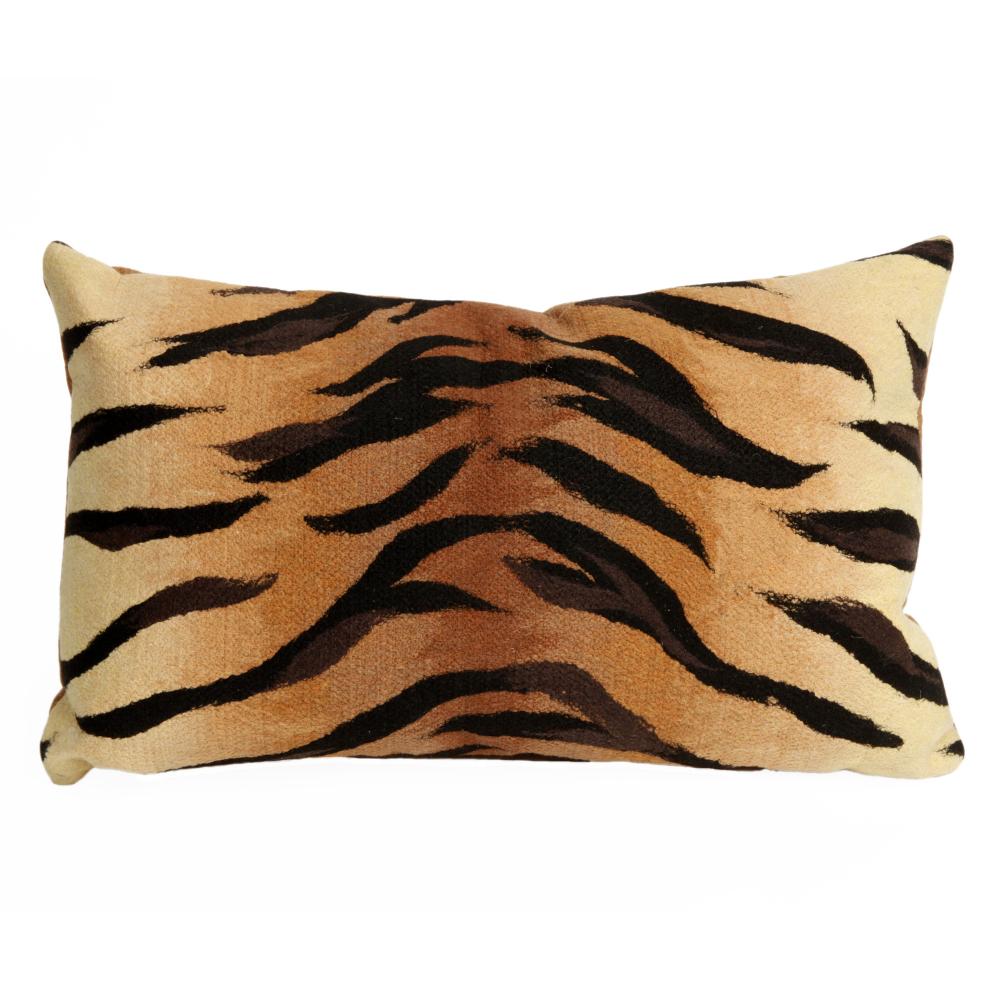 Liora Manne 7SA1S408519 VISIONS I TIGER BROWN Pillow