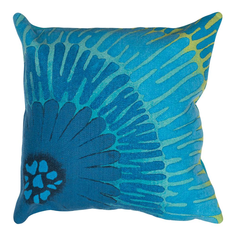Liora Manne 4302/04 Visions IV Cirque Indoor/Outdoor Pillow Caribe 20" x 20"