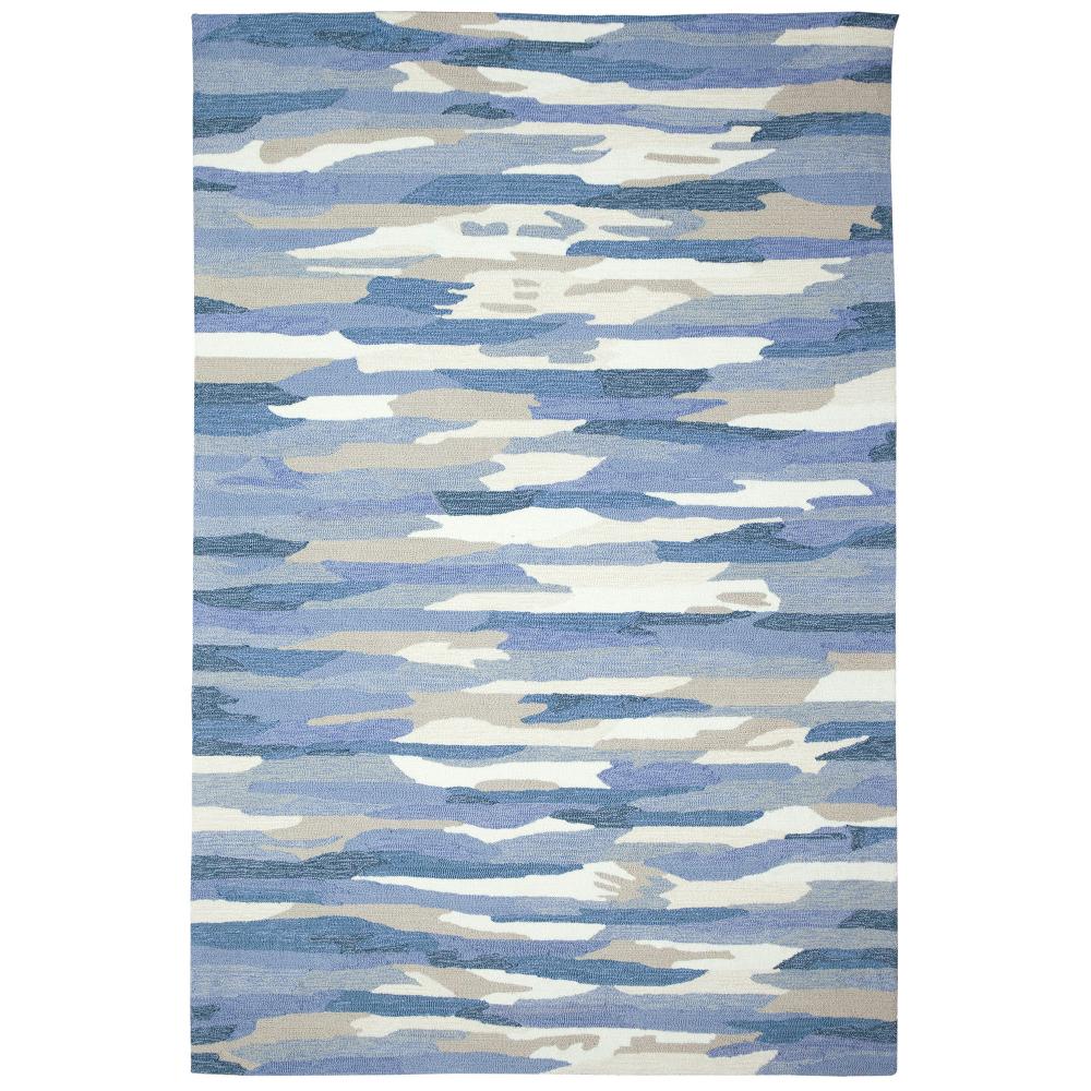 Liora Manne 1725/23 Capri Cloud Indoor/Outdoor Rug Soft Blue 1