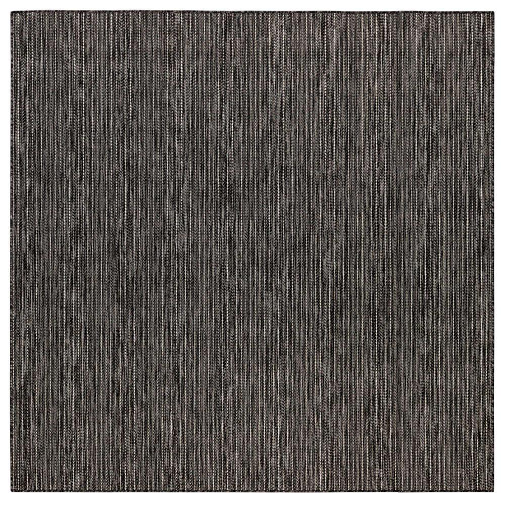 Liora Manne 8422/48 Carmel Texture Stripe Indoor/Outdoor Rug Black 7