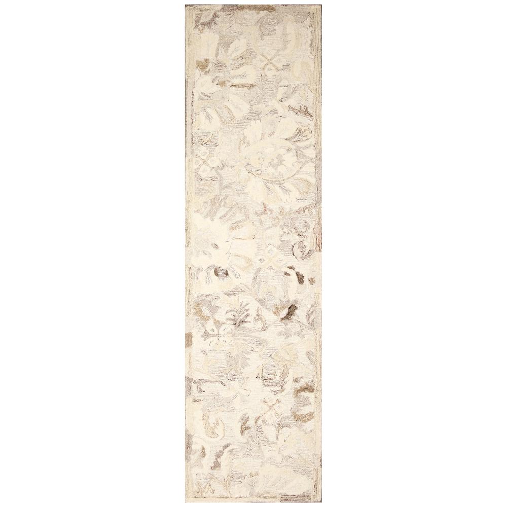 Liora Manne 6215/12 Flora Natural Indoor rugs in Natural 2 ft. X 7 ft. 6 in.