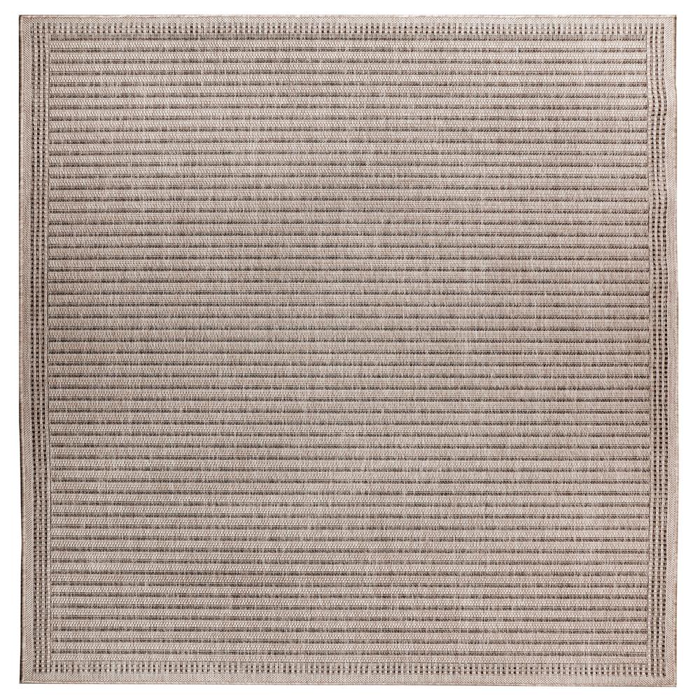 Liora Manne 8223/12 Simple Border Neutral Everywear in Natural 7 ft. 10 in.