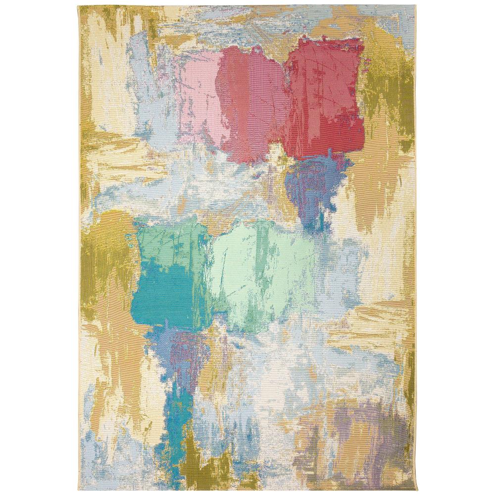 Liora Manne 8186/44 Marina Watercolor Indoor/Outdoor Rug Pastel 1