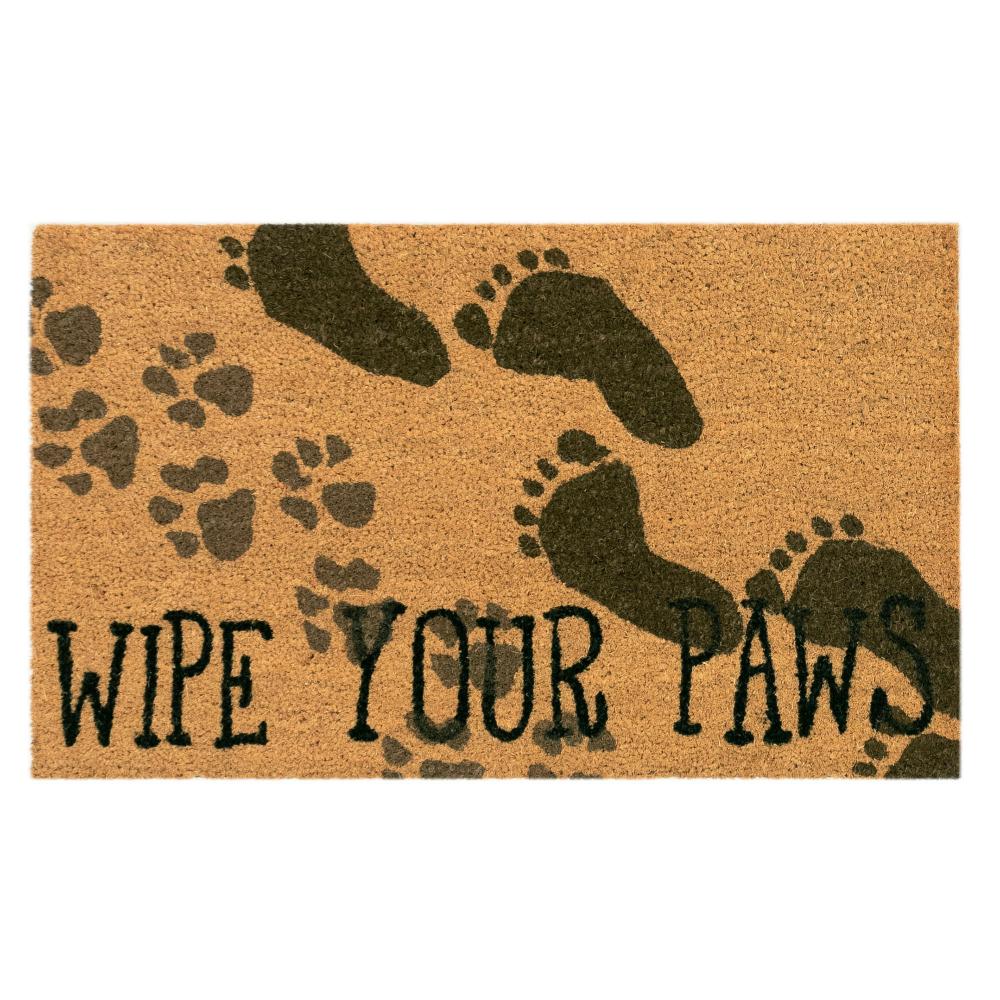 Liora Manne 2021/12 Natura Wipe Your Paws Outdoor Mat Natural 24"X36"