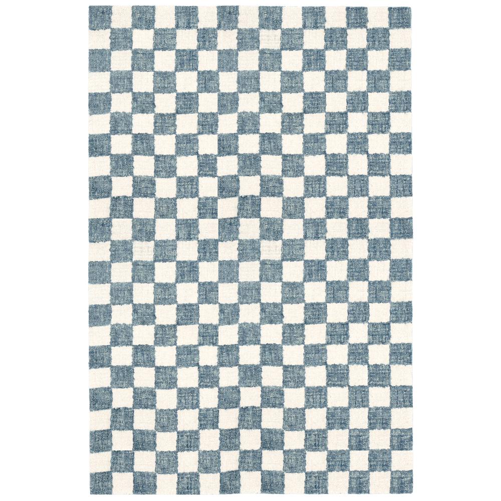 Liora Manne 9513/03 Savannah Checkerboard Indoor Area Rug Blue 7