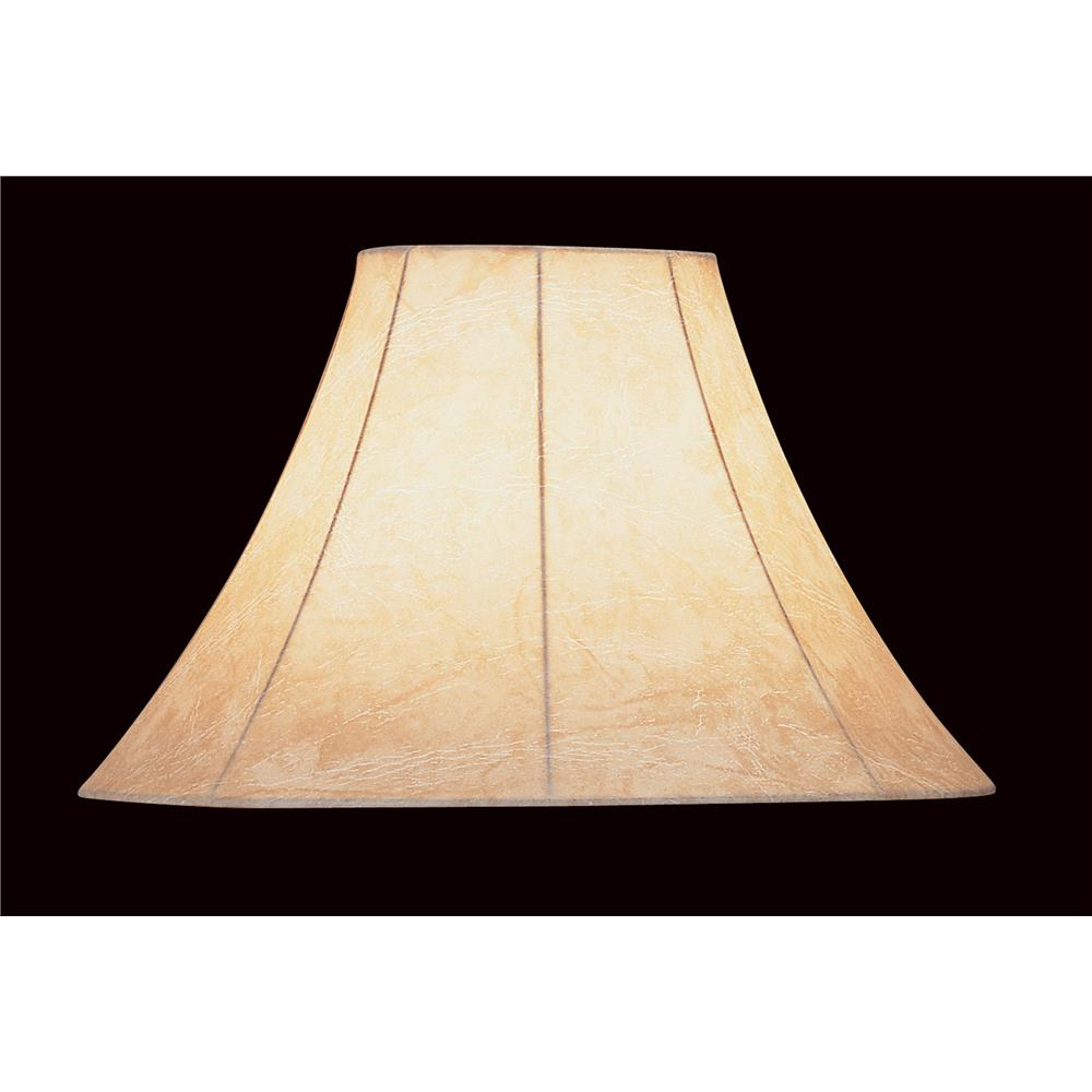 Lite Source CH116-16 12" Height Faux Leather Bell Shade