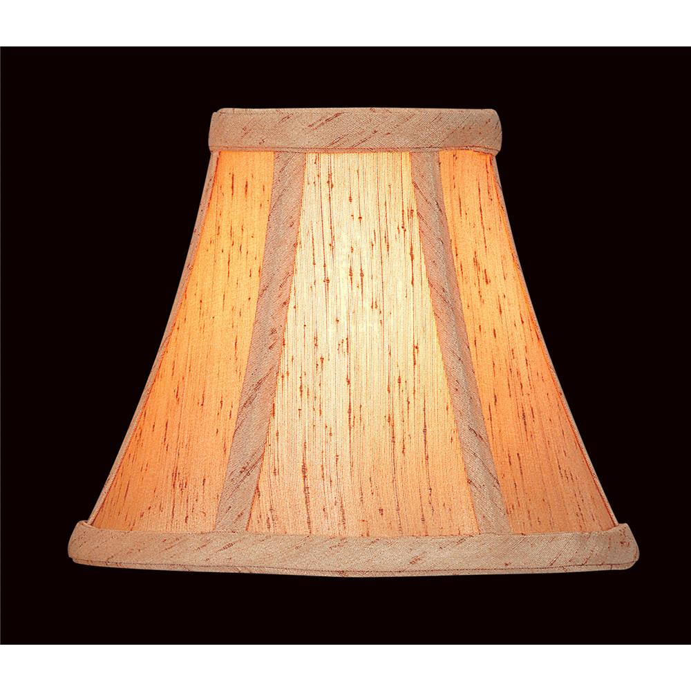 Lite Source CH553-6 Chandelier Shade in Copper Jacquard