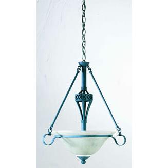 Lite Source LS-1057A/RUST Ceiling Lamp A/rust,60wx2