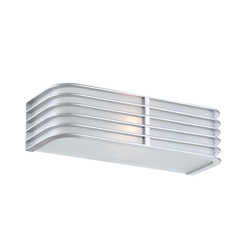 Lite Source LS-16171 Sconce, Silver, Metal Shade, E27 Type B 40w
