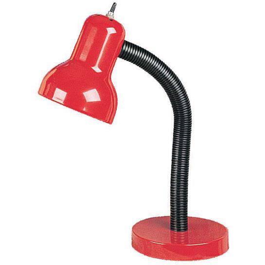 Lite Source LS-211RED Goosy 1 Light Desk Lamp in Red