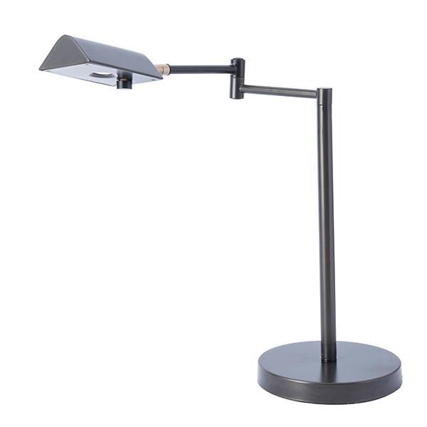 Lite Source LS-360LED/DBRZ Led Desk Lamp, Dark Bronze W/usb Charging Port, Led Smd 7w