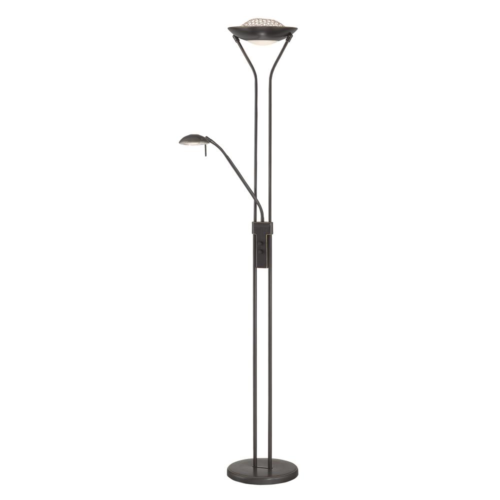 Lite Source LS-80984D/BRZ Duality II 2 Light Torch and Reading Lamp in Dark Bronze