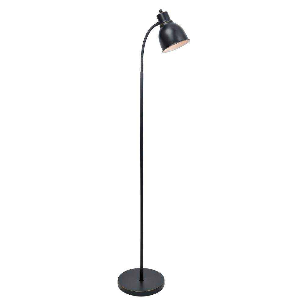 Lite Source LS-82953 Metal Floor Lamp, Dark Bronze, E27 Type Cfl 13w
