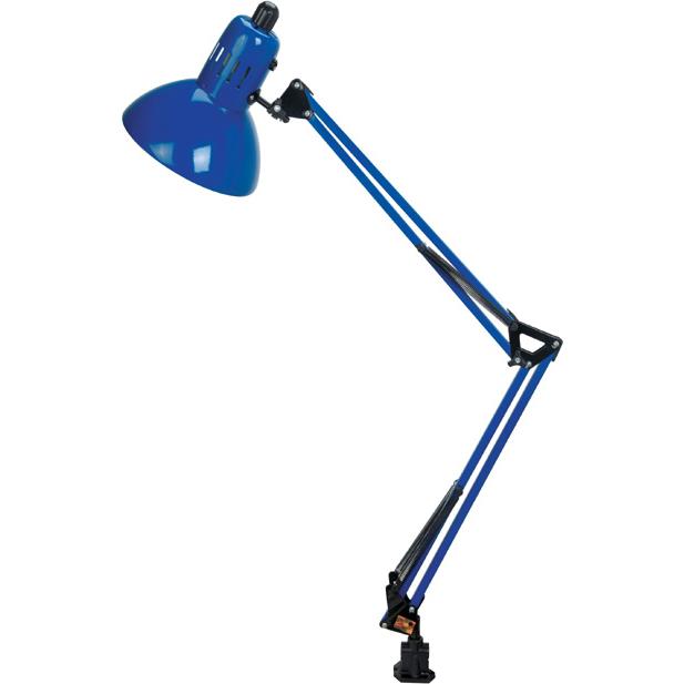 Lite Source LSF-105BLU #swing Arm Lamp, Blue, E27 Cfl 23w