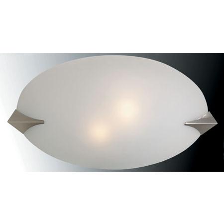 Lite Source LSI-5458PS/FRO Flush Mount, Ps/frost Glass Shade Type A 60wx2