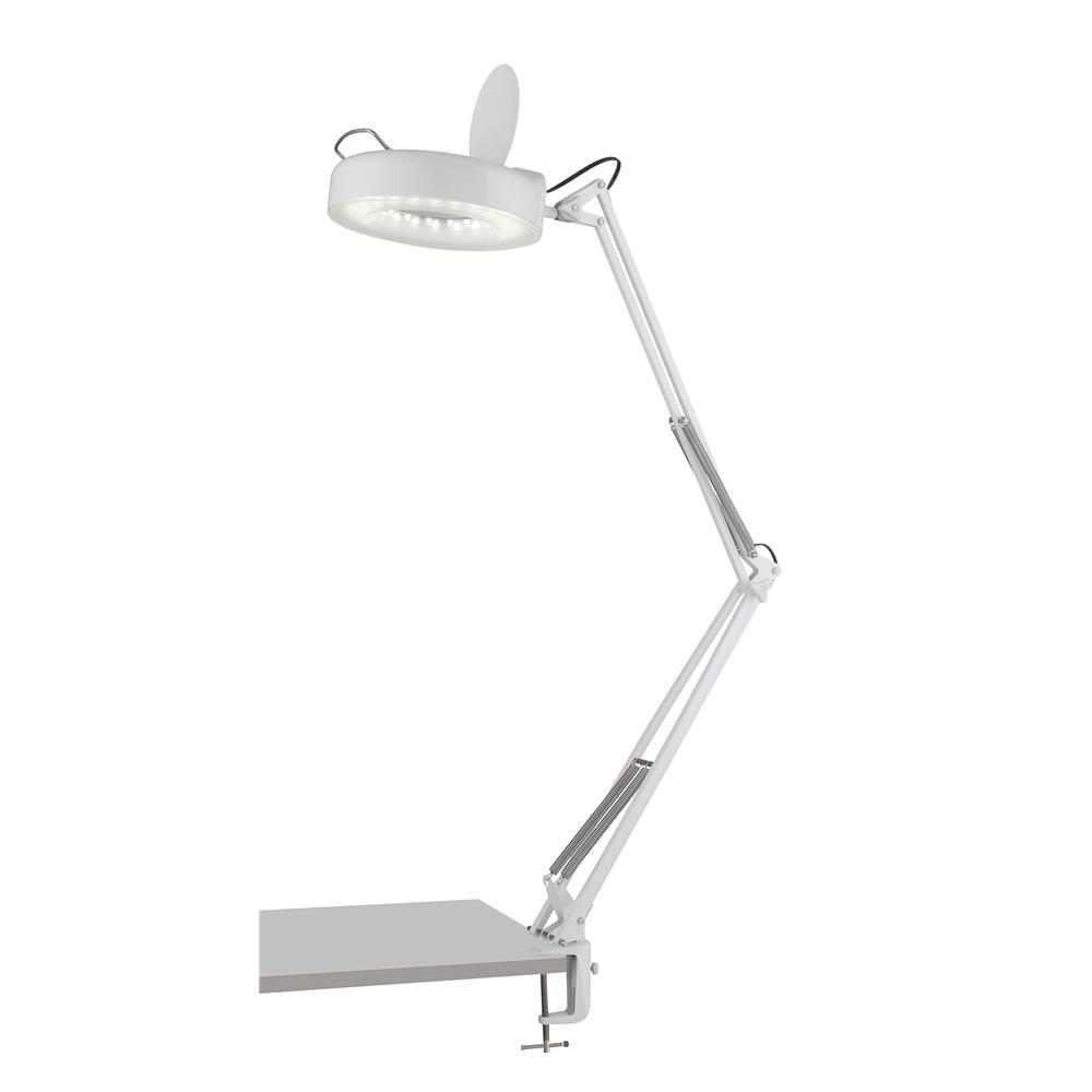 Lite Source LSM-180LED/WHT Led 3-diopter Magnifier Lamp, White, Type Led Smd 9.4w