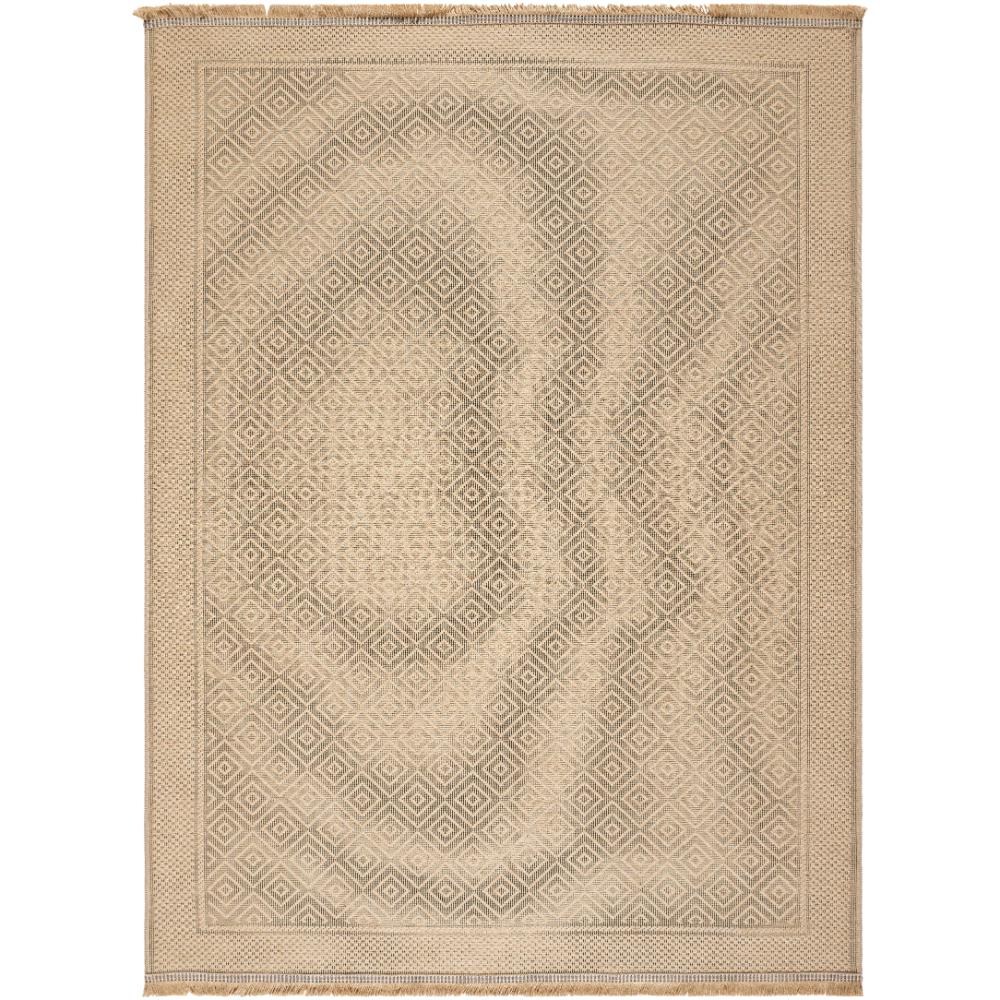 Livabliss MYS-2300 Mystery 27" x 45" Machine Woven Rug in Tan