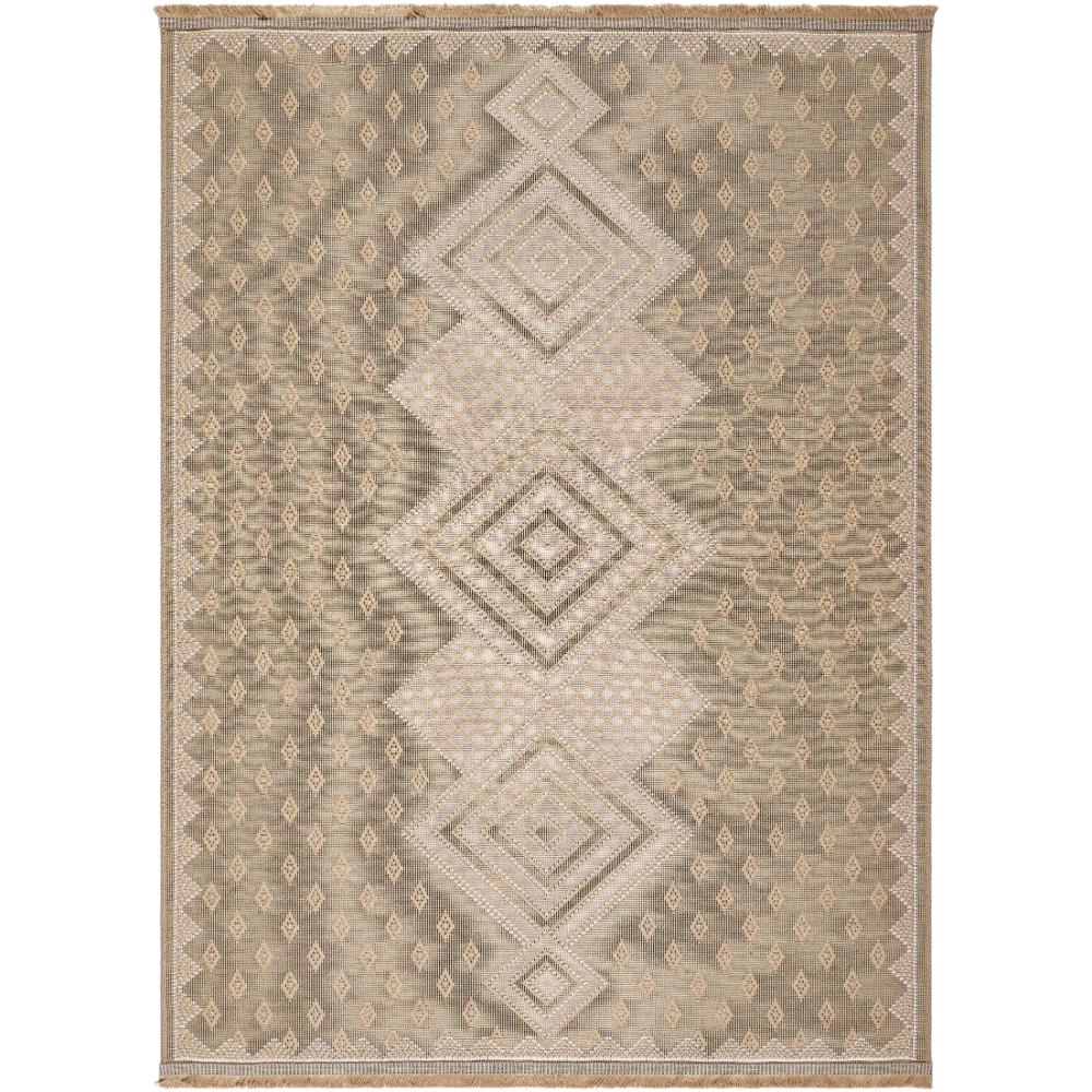 Livabliss MYS-2305 Mystery 27" x 45" Machine Woven Rug in Tan