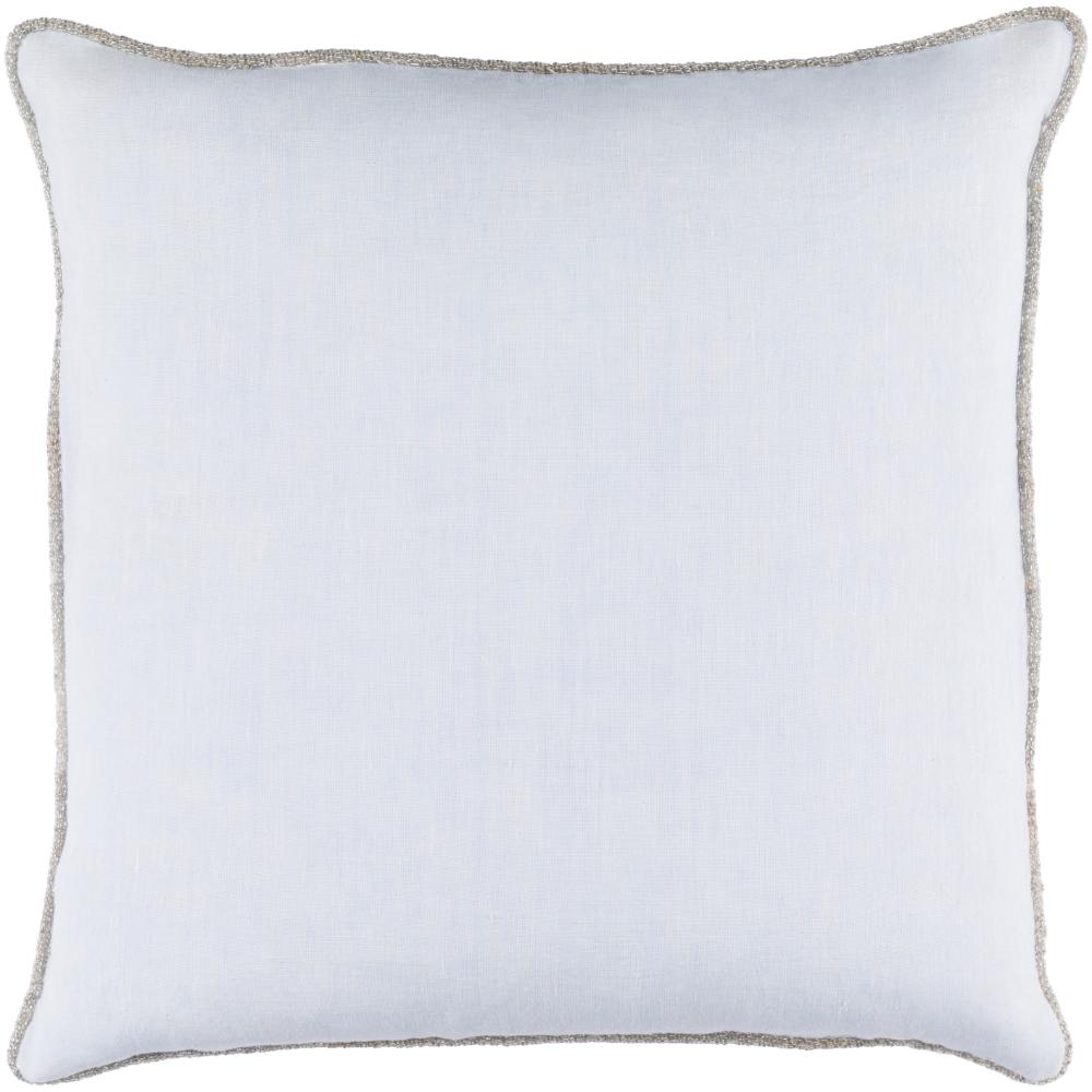 Livabliss AH005-1818 Sasha AH-005 18"L x 18"W Accent Pillow in Pale Blue