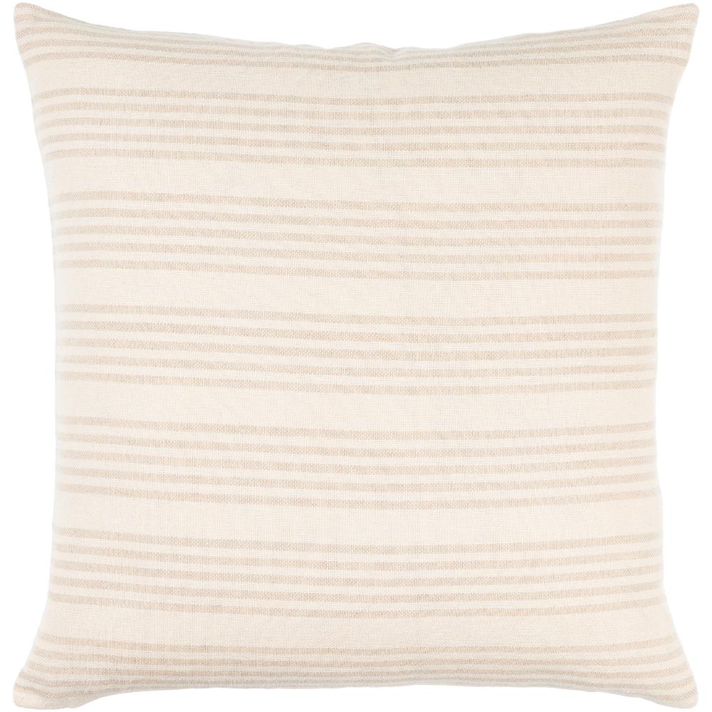 Becki Owens x Livabliss BOMY002-1818 Mindy BOMY-002 18"L x 18"W Accent Pillow in Off-White