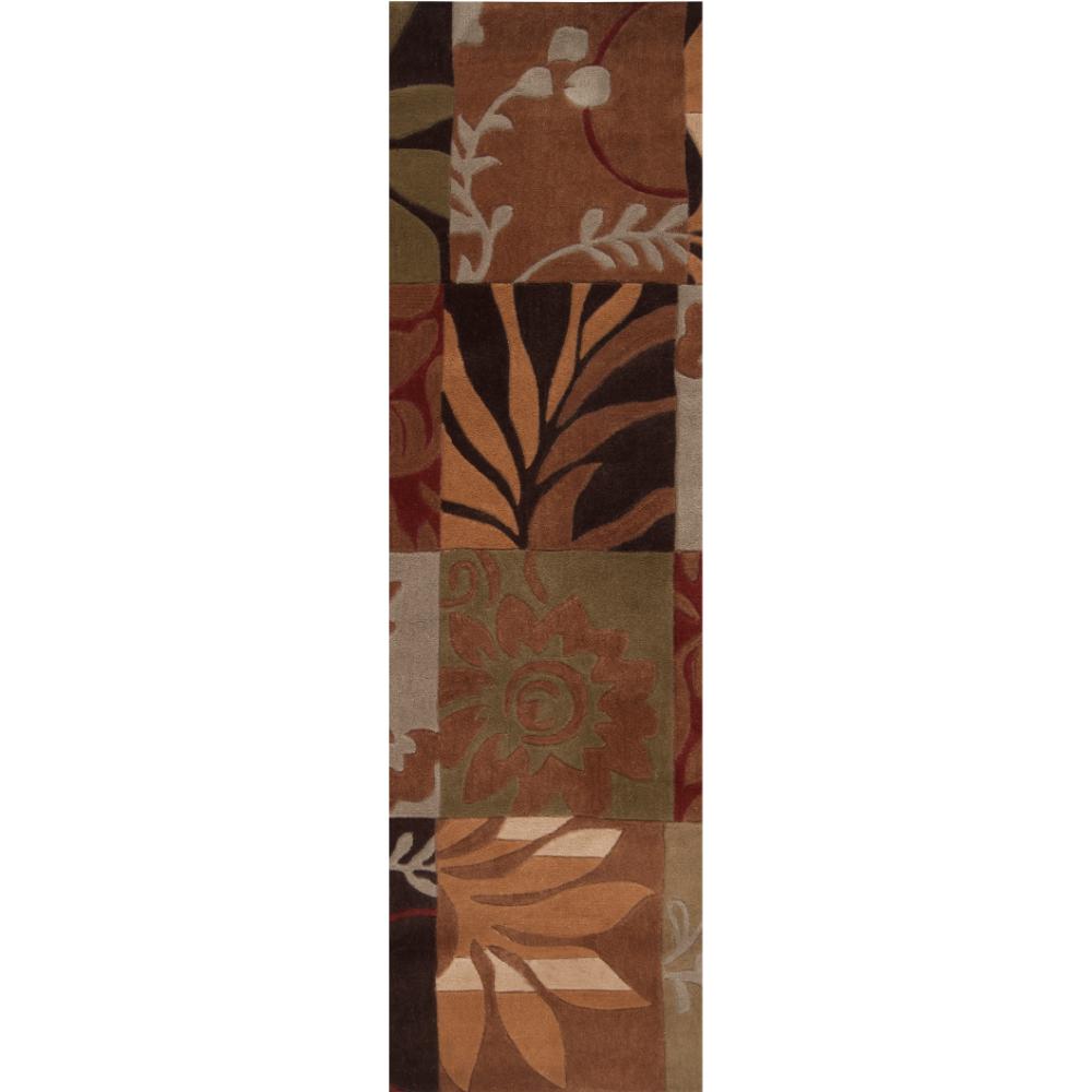 Livabliss EQN-4800 Equinox Handmade Rug in Medium Brown