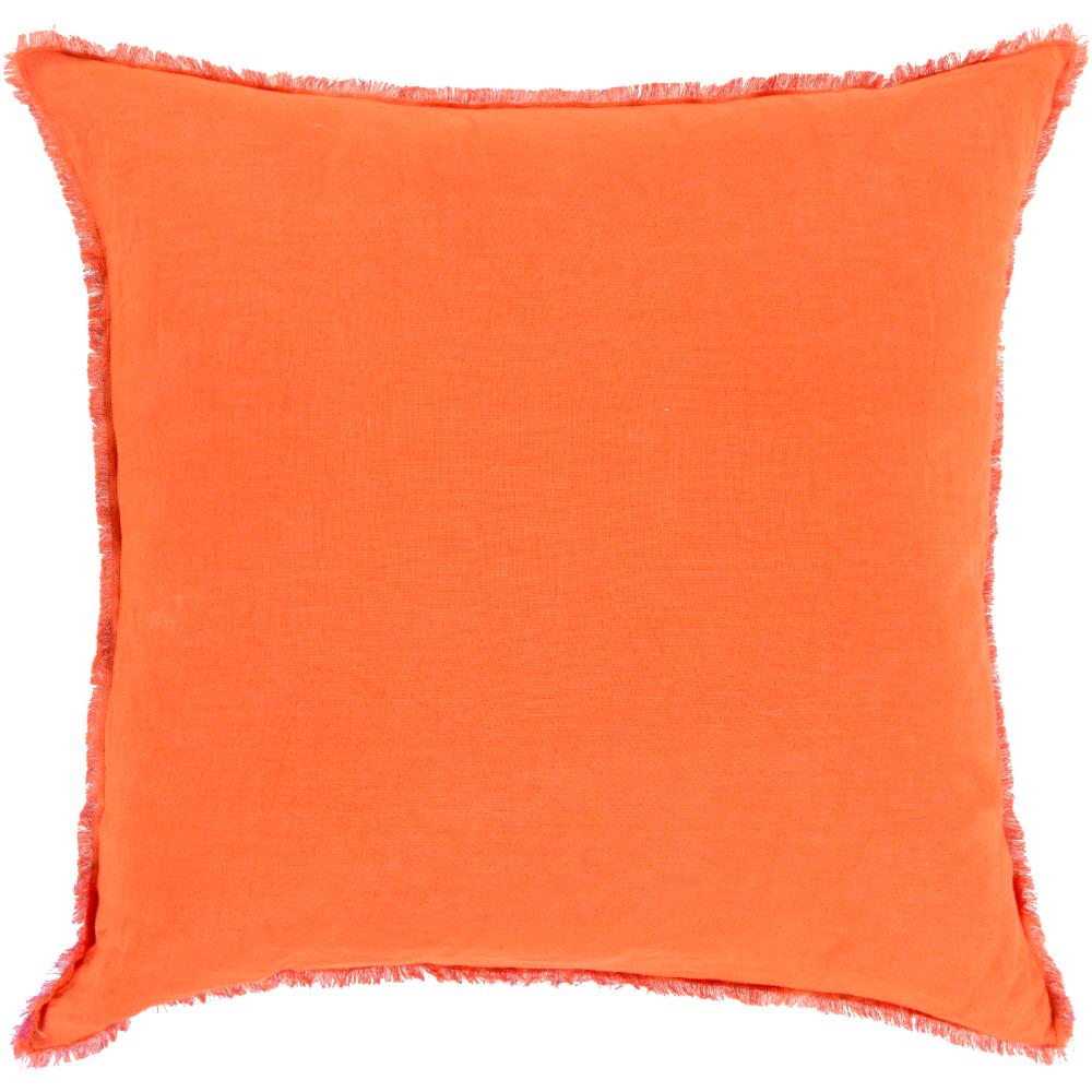 Livabliss EYL002-2020 Eyelash EYL-002 20"L x 20"W Accent Pillow Plum, Orange