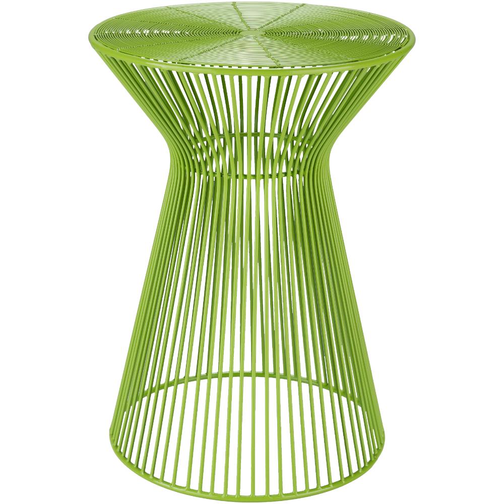 Livabliss FIFE103-131318 Fife FIFE-103 18"H x 14"W x 14"D End Table in Top: Lime; Base: Lime